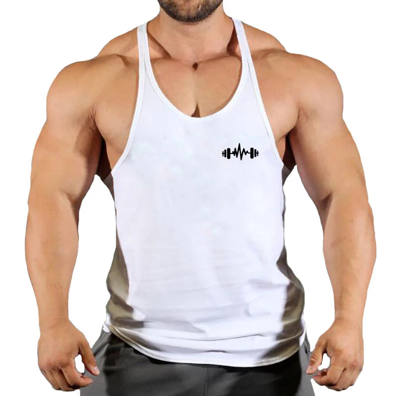 Fitness Shirt Men's Singlets Sleeveless Sweatshirt