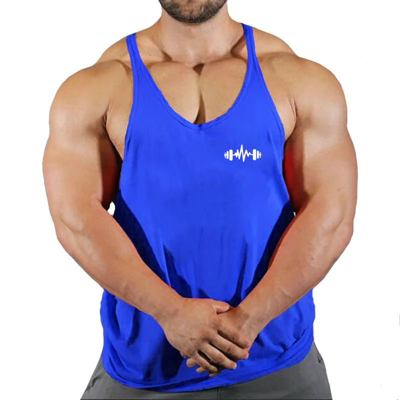 Fitness Shirt Men's Singlets Sleeveless Sweatshirt