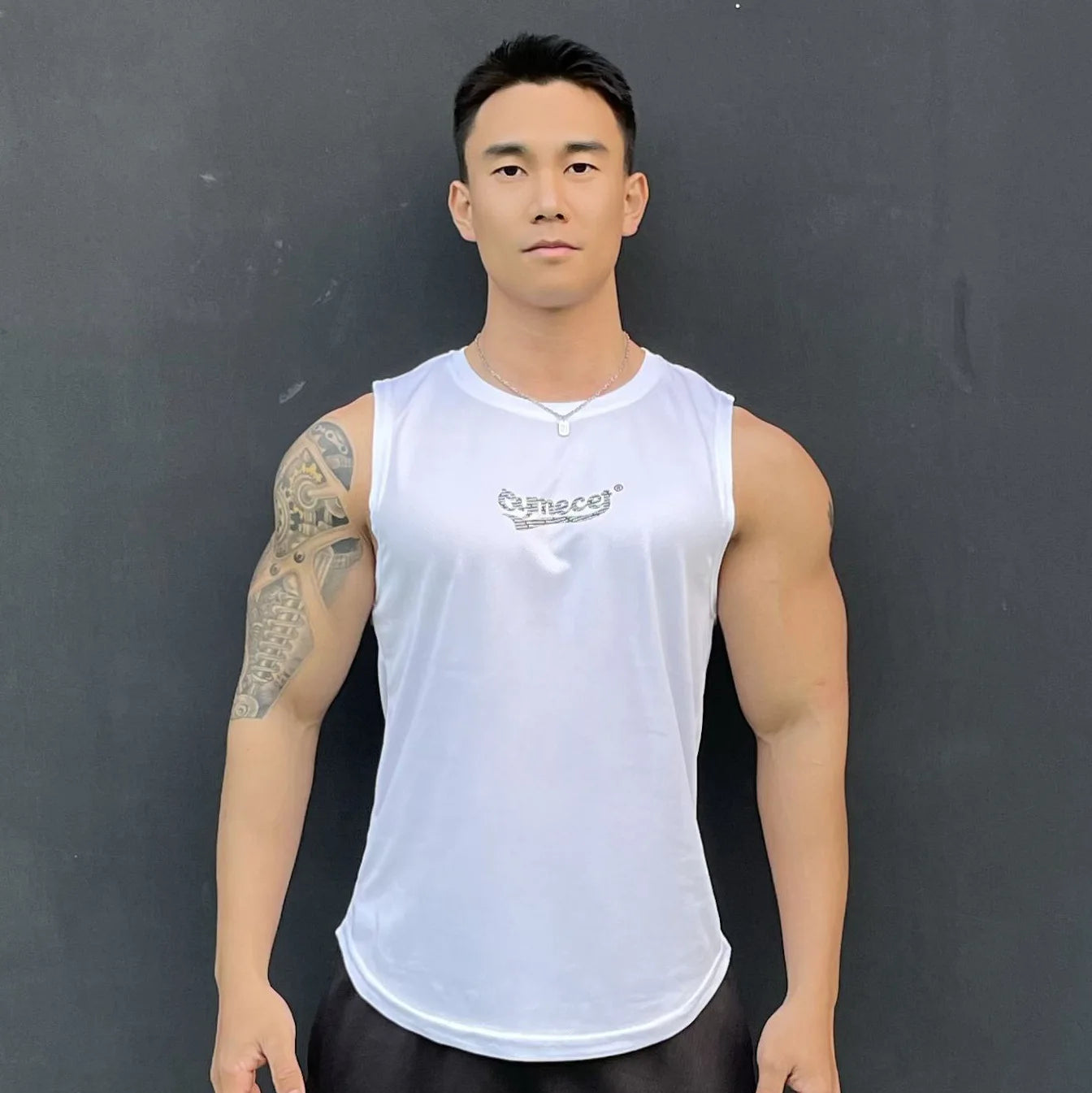 New Men's vest casual sports T-shirt