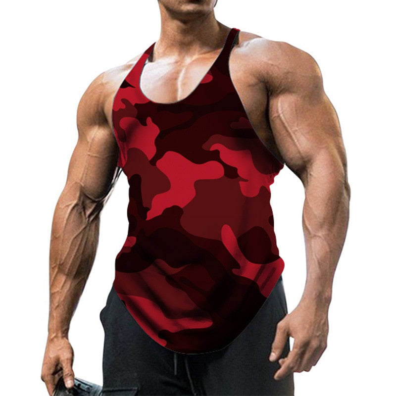 Men's Camouflage Fitness Tank Top