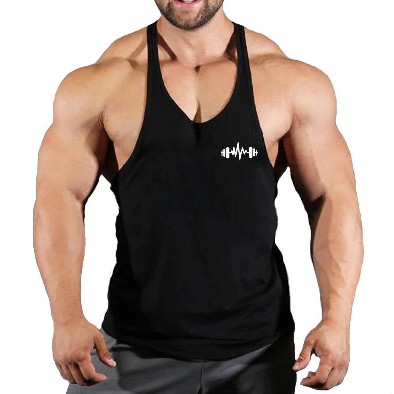 Fitness Shirt Men's Singlets Sleeveless Sweatshirt