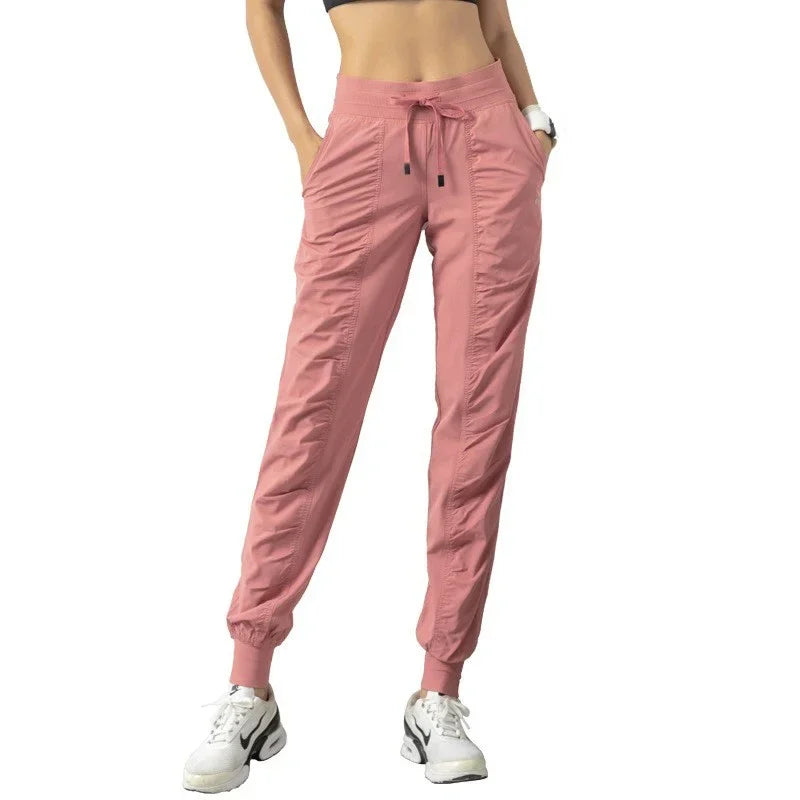 Sweatpants Fabric Drawstring Running Sport Joggers