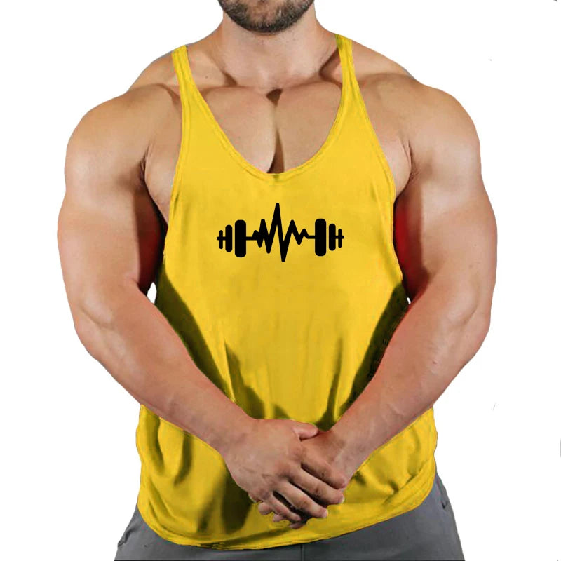 Fitness Shirt Men's Singlets Sleeveless Sweatshirt