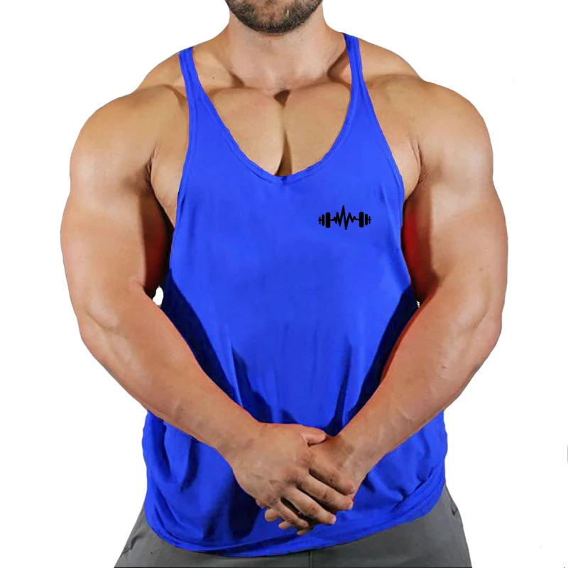 Fitness Shirt Men's Singlets Sleeveless Sweatshirt