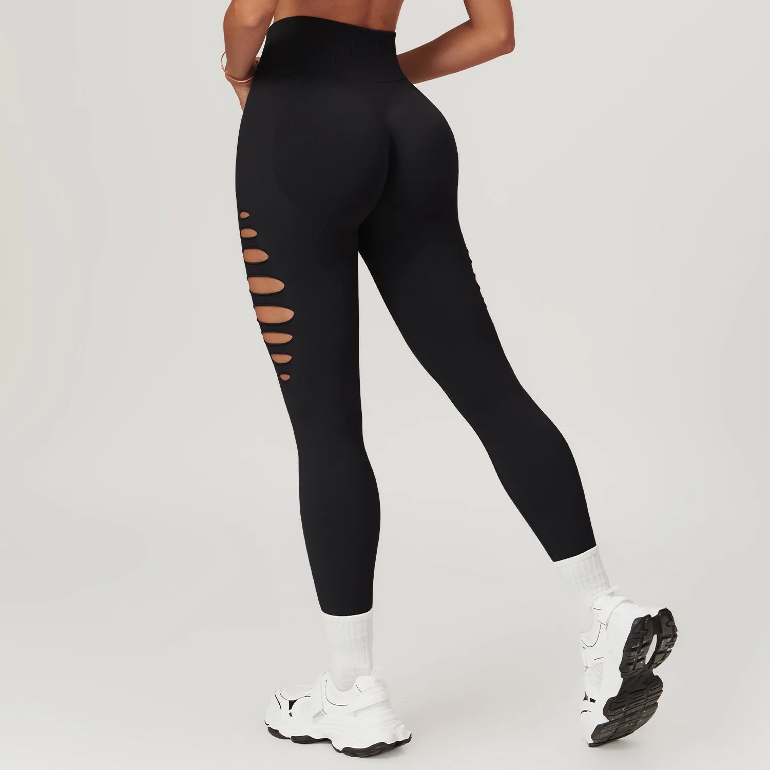 Hollowed Out Yoga Pant Seamless