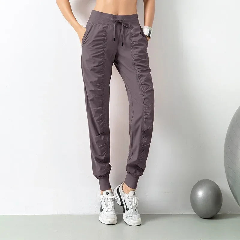 Sweatpants Fabric Drawstring Running Sport Joggers