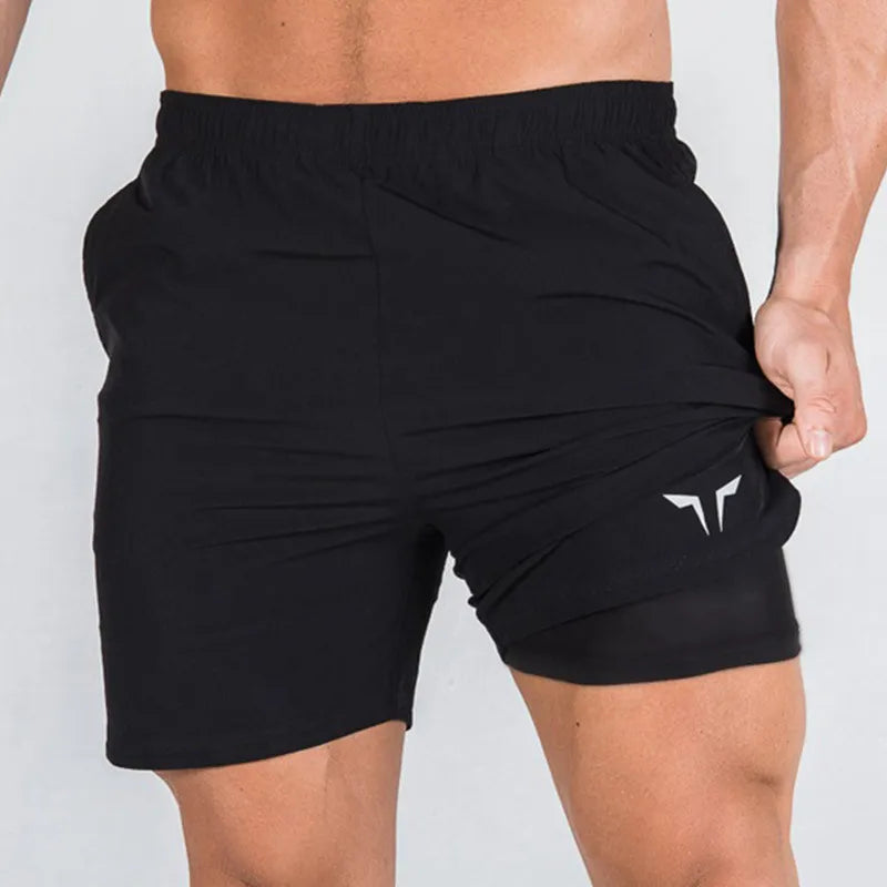 Double-layer Fitness Shorts