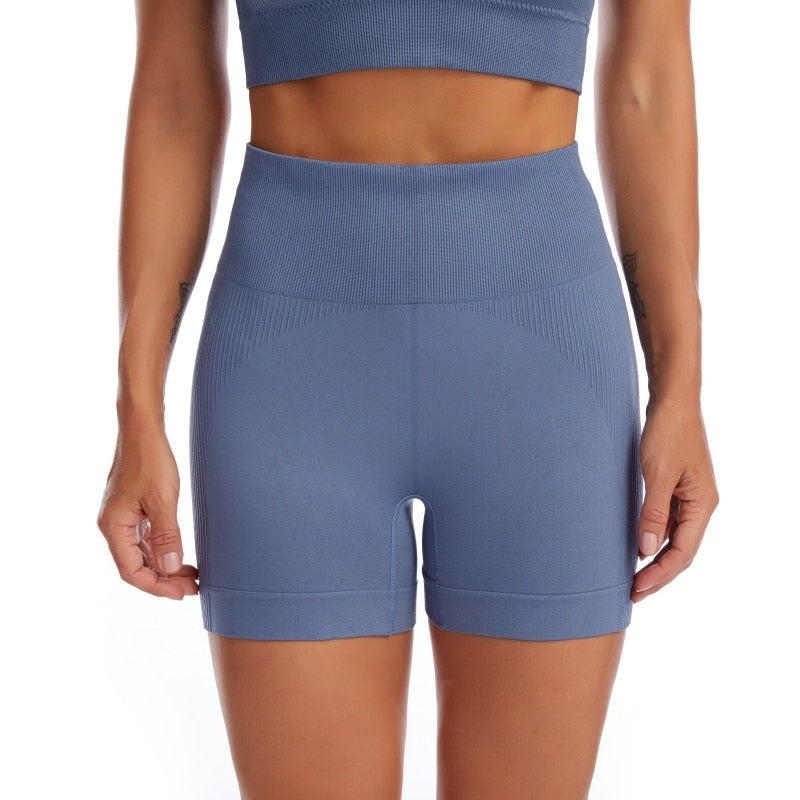 High Waist Yoga Sport Shorts Hip Push Up